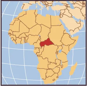 Democratic Republic Of Congo Map Prints: Democratic Republic of the Congo locator map