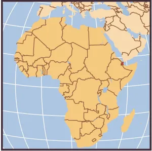 Democratic Republic Of The Congo Map Prints: Democratic Republic of the Congo locator map