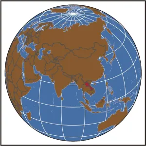 Laos Locator Map Print 2012 Edition Reference Maps