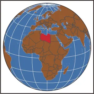 Libya Locator Map Print 2012 Edition Reference Maps