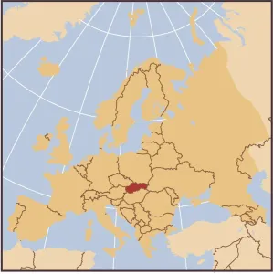 Fine Art Storehouse Print of Lithuania Reference Map