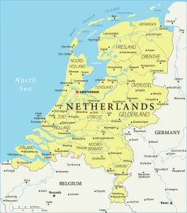 Netherlands Reference Map Print (950857474)