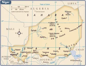 Prints of 2011 edition Map Prints: Niger Country Map Print (Reference Maps, 2011 Edition)
