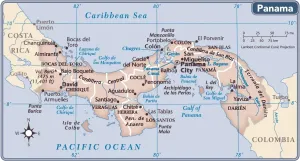 Panama 2011 Reference Maps Print