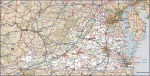 Vintage Style Maps Online Prints: Reference Maps