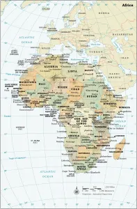 Vintage Style Maps Online Prints: Reference Maps