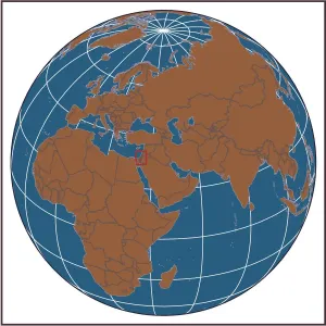 Saudi Arabia Map Prints: Saudi Arabia locator map