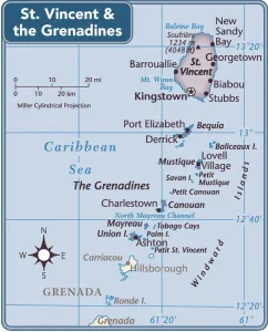 St. Vincent and the Grenadines 2011 Reference Maps Print