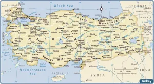 Turkey Country Map Print (Reference Maps, 2011 Edition)