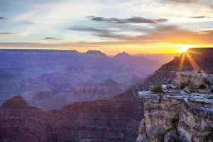 Mather Point at Sunrise, South Rim, Grand Canyon National Park, Arizona, USA Mather Point at Sunrise, South Rim, Grand Canyon National Park, Arizona, USA