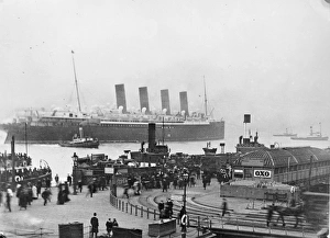 Mauretania leaves Liverpool on her maiden voyage to Queenstown, New Zealand and New York Mauretania leaves Liverpool on her maiden voyage to Queenstown, New Zealand and New York