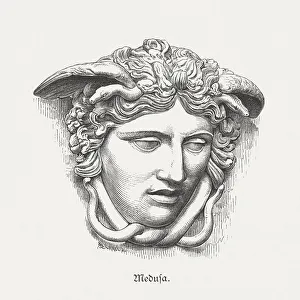 Medusa Rondanini, ancient sculpture, Glyptothek in Munich, Germany, published 1879 Medusa Rondanini, ancient sculpture, Glyptothek in Munich, Germany, published 1879