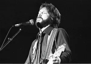 Classic Rock Musician Prints: Clapton Performs