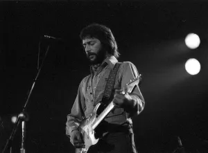 Classic Rock Performance Prints: Clapton Performs