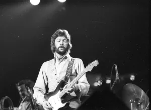 Guitar Legends Of The 70s Prints: Clapton Performs