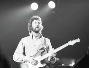 Classic Rock Musician Images Prints: Clapton Performs
