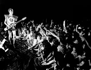 Classic Punk Rock Bands Prints: Devo Performing