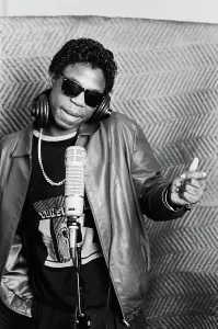 Recording Studio Equipment Prints: Doug E. Fresh In The Studio