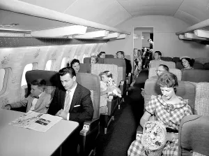 Classic Commercial Airliners Prints: On Flight