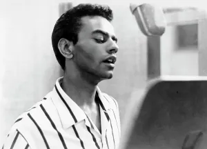 Classic Singer Portraits Prints: Johnny Mathis In The Studio