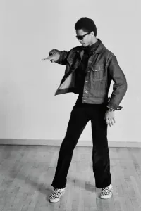 Denim Jacket Fashion Prints: Studio Dancer