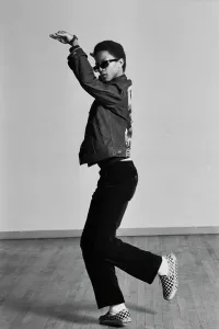 Denim Jacket Fashion Prints: Studio Dancer