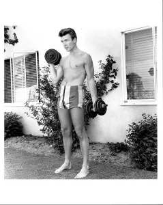 Dumbbell Exercises For Men Prints: Working Out