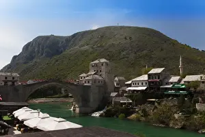 Bosnia And Herzegovina Landmarks Prints: Mostar Bridge