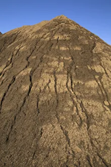 Mound of sand in a commercial sandpit after a heavy rainfall, Quebec, Canada Mound of sand in a commercial sandpit after a heavy rainfall, Quebec, Canada
