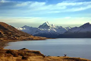 Blue Sky Outdoor Photography Prints: Mount Cook