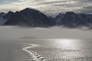 Mountain scenery around the fjord, Smeerenburgfjorden, Spitsbergen Island, Svalbard Archipelago, Svalbard and Jan Mayen Mountain scenery around the fjord, Smeerenburgfjorden, Spitsbergen Island, Svalbard Archipelago, Svalbard and Jan Mayen