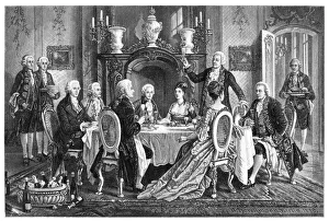 Mozart at the house of Schikaneder with Haydn 1880 Mozart at the house of Schikaneder with Haydn 1880
