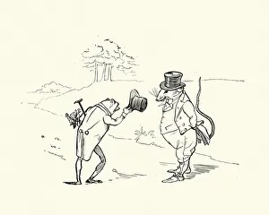 Mr Frog and Mr Rat, Randolph Caldecott, children's nursery rhyme Mr Frog and Mr Rat, Randolph Caldecott, children's nursery rhyme