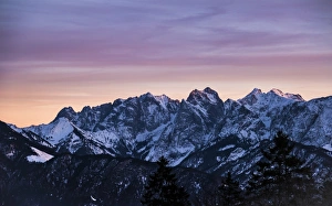 Mt Wilder Kaiser in Tyrol, from Mt Bruennstein, Bavarian Alps, Brunnstein, Oberaudorf Mt Wilder Kaiser in Tyrol, from Mt Bruennstein, Bavarian Alps, Brunnstein, Oberaudorf