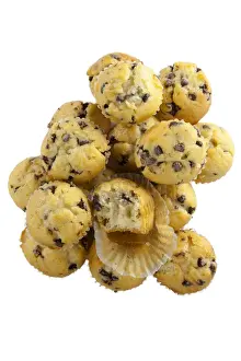 Sweet Pastry Desserts Prints: Muffins with chocolate chips