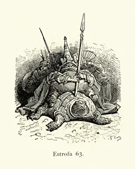 Mythical toad goblin warrior monster riding tortoise Mythical toad goblin warrior monster riding tortoise
