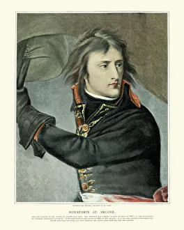 Napoleon Bonaparte at the Battle of Arcole Napoleon Bonaparte at the Battle of Arcole
