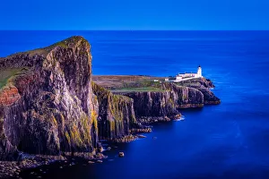 Neist Point lighthouse - viewpoint on the most westerly point on the Isle of Skye Neist Point lighthouse - viewpoint on the most westerly point on the Isle of Skye