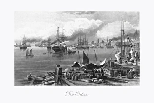 New Orleans on the Mississippi River, Louisiana, United States New Orleans on the Mississippi River, Louisiana, United States