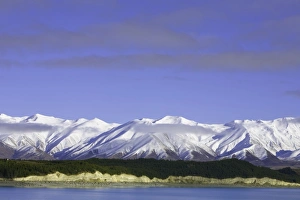 New Zealand, South Island, Canterbury, Ben Ohau Range, winter New Zealand, South Island, Canterbury, Ben Ohau Range, winter