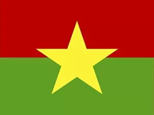 Related Images Collection: Official national flag of Burkina Faso