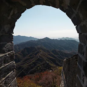 opening along the mutianyu section of the great wall of china opening along the mutianyu section of the great wall of china