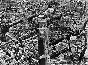 Parisian Street Scenes Prints: Opera From The Air