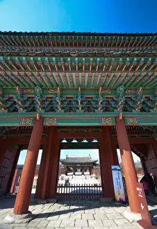 Seoul Cityscape Photography Prints: Palace Entry