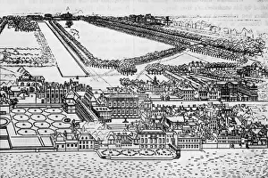 Historic River Thames Views Prints: Palace Of Whitehall
