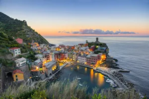 Panorama of Vernazza and suspended garden,Cinque Terre National Park,Liguria,Italy,Europe Panorama of Vernazza and suspended garden,Cinque Terre National Park,Liguria,Italy,Europe