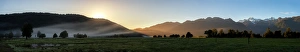 Panoramic landscape of Aoraki/Mount Cook and Mount Tasman Panoramic landscape of Aoraki/Mount Cook and Mount Tasman