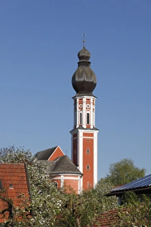 Parish Church of St. Martin in Hechenwang, municipality of Windach, Five Lakes region Parish Church of St. Martin in Hechenwang, municipality of Windach, Five Lakes region