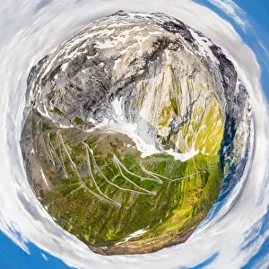 Passo dello Stelvio 360A° HDR Little Planet Passo dello Stelvio 360A° HDR Little Planet