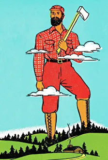 Paul Bunyan the Mythical Giant Lumberjack Paul Bunyan the Mythical Giant Lumberjack